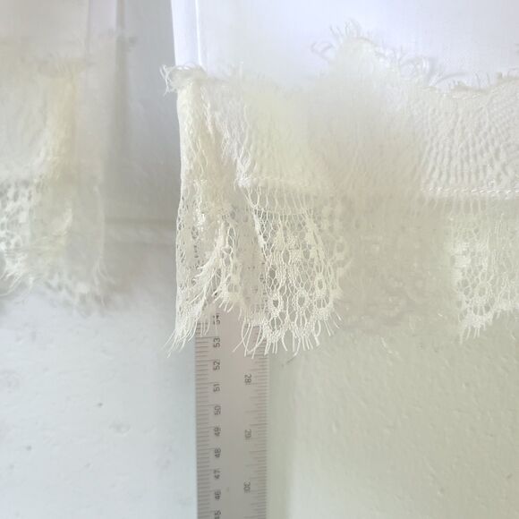 Democracy Ab Technology Ankle Jeans Womens 16 White High Rise Stretch Lace Ankle - Picture 13 of 16